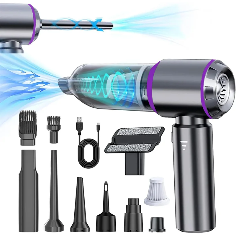 4 в 1 автомобильный пылесос высокой мощности Портативный Ручной беспроводной