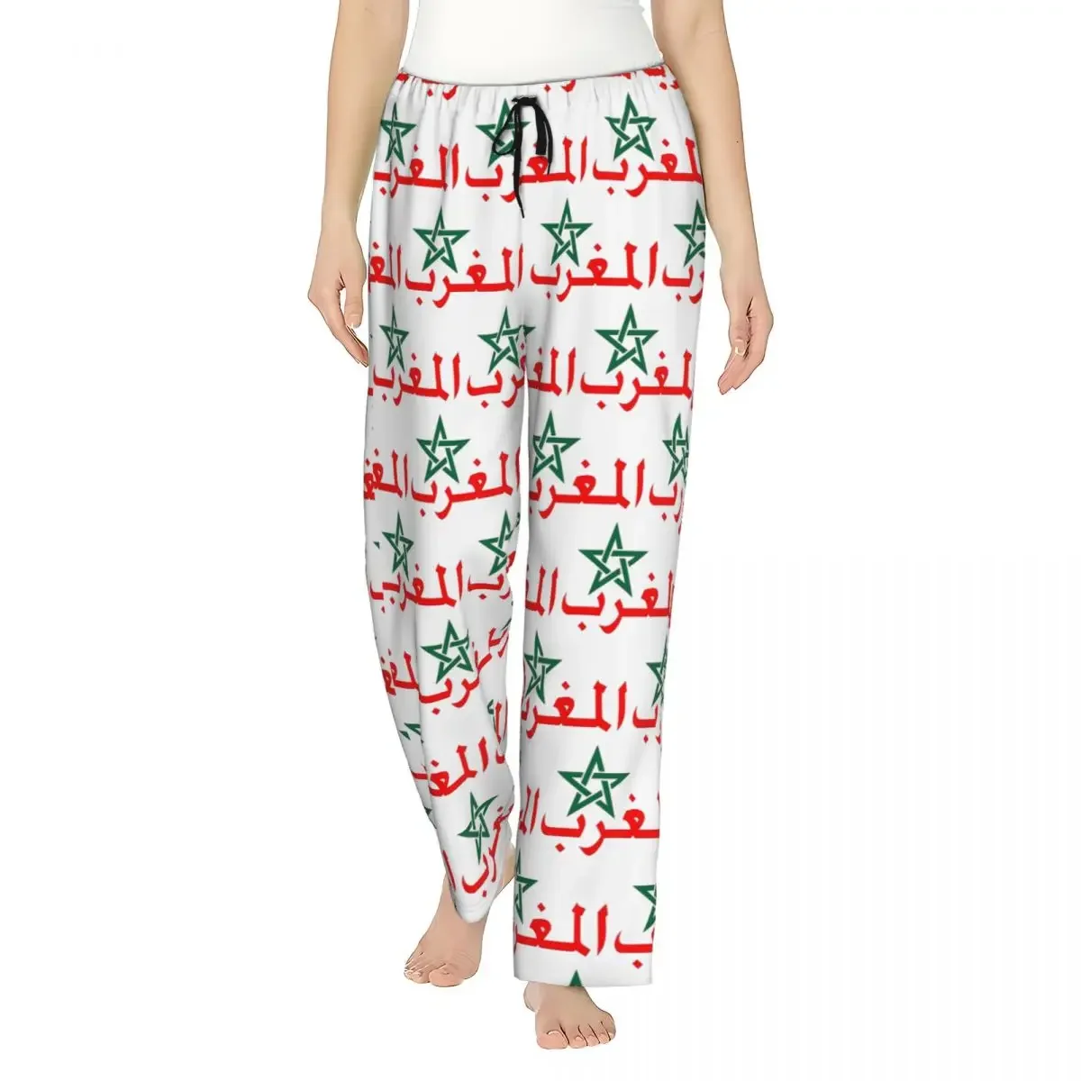 Фото Женские пижамные брюки Custom Morocco Maroc для дома и сна с карманами №1