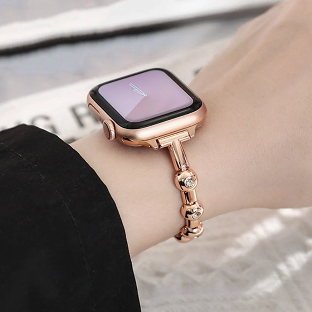 

Металлический ремешок для Apple Watch Band 49 мм 45 мм 44 мм 42 мм 41 мм 40/38 мм, стальной женский браслет для IWatch Series Ultra 8 7 SE 6 5 4 3 2