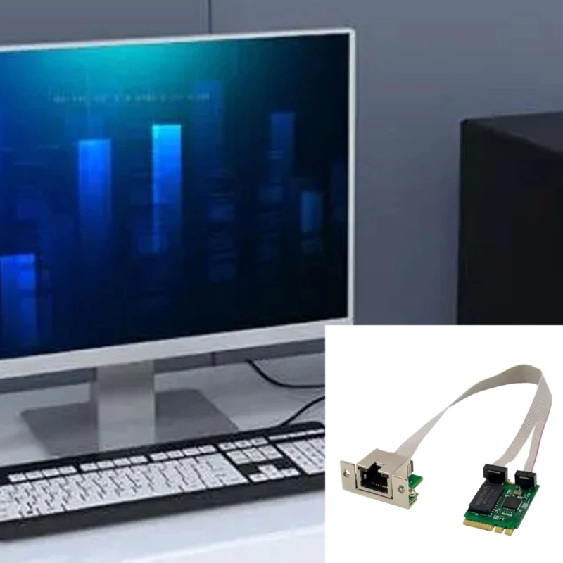 Сетевой адаптер M.2 RJ45 Чип RTL8125BG Сетевая карта Gigabit Ethernet 2 Прямая распродажа