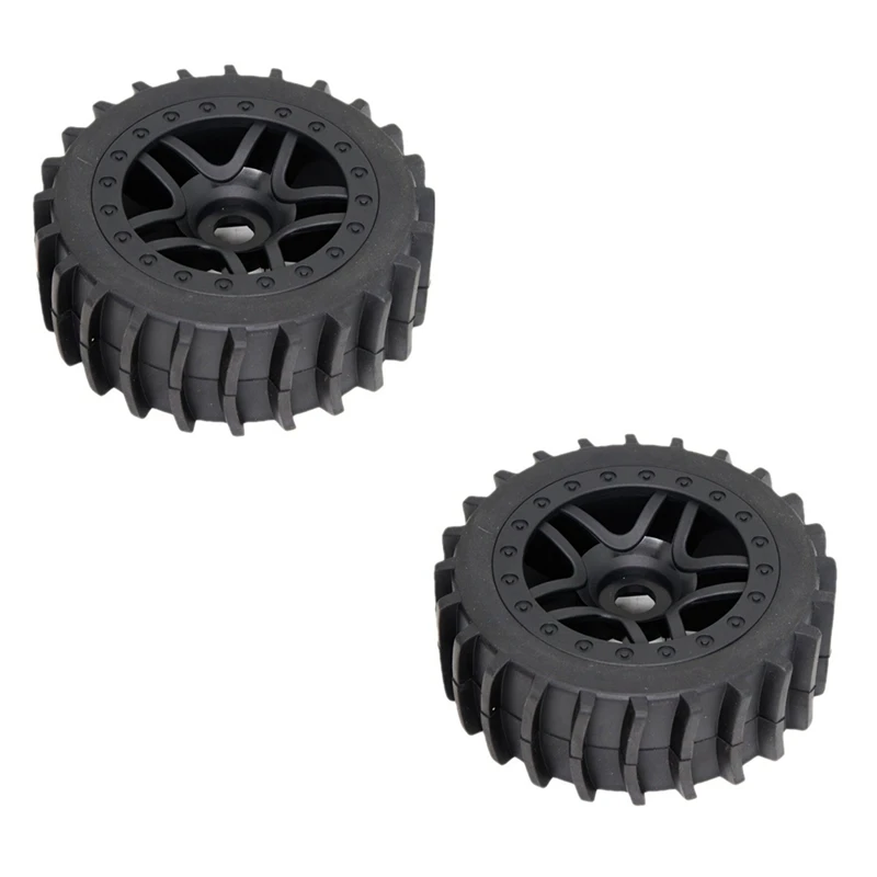 

2 Pcs For ARRMA TRAXXAS 1/8 RC Off-Road Vehicle Desert Tire Paddle Tire Sand Tire 17MM