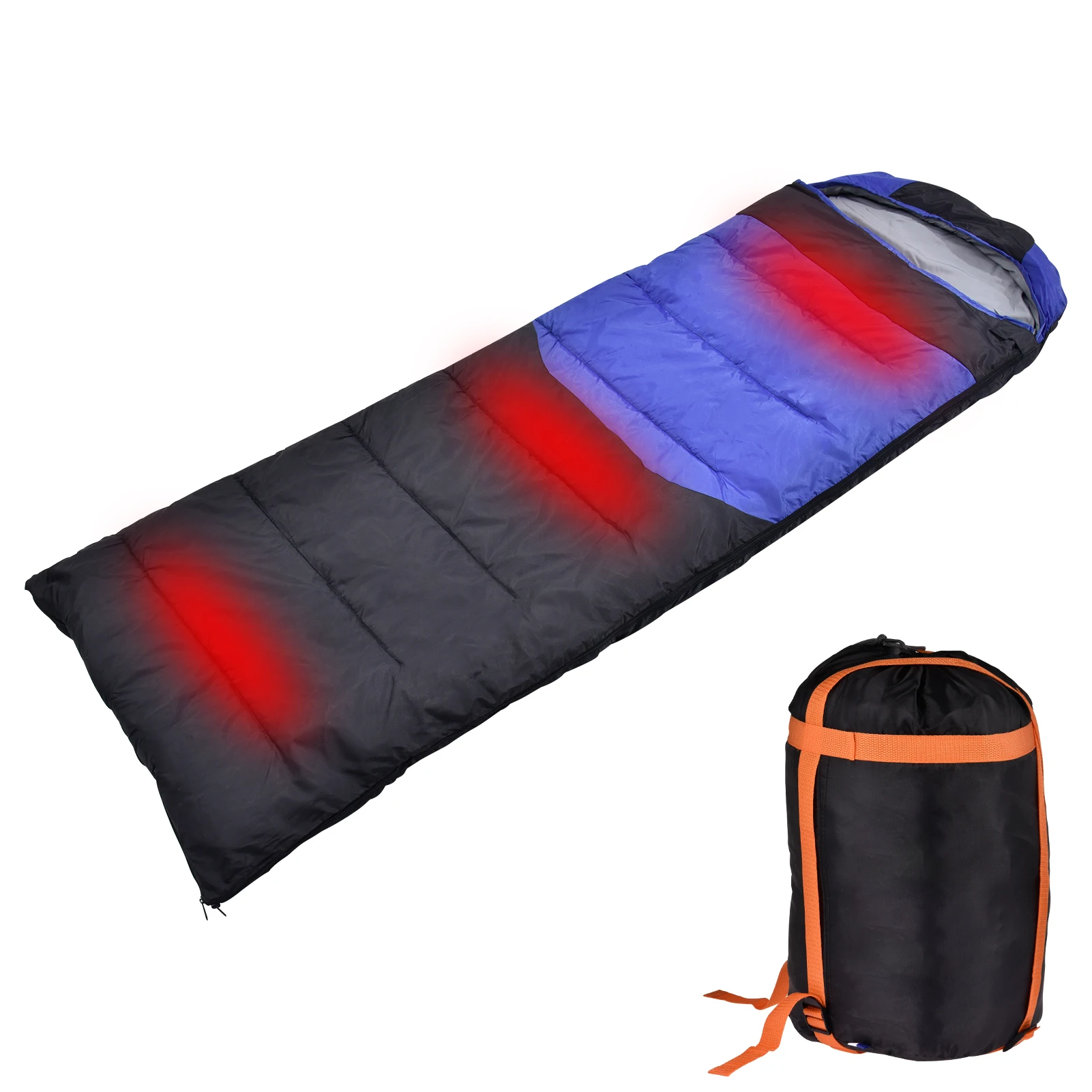 

Heated Sleeping Bag Lightweight Comfortable Electric Heating Pads Comfortable Heated Cushion Pad For Camping Backpacking Hiking