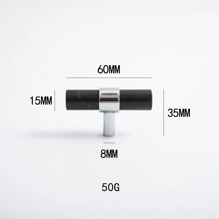 

Ручки для шкафов из мрамора и латуни