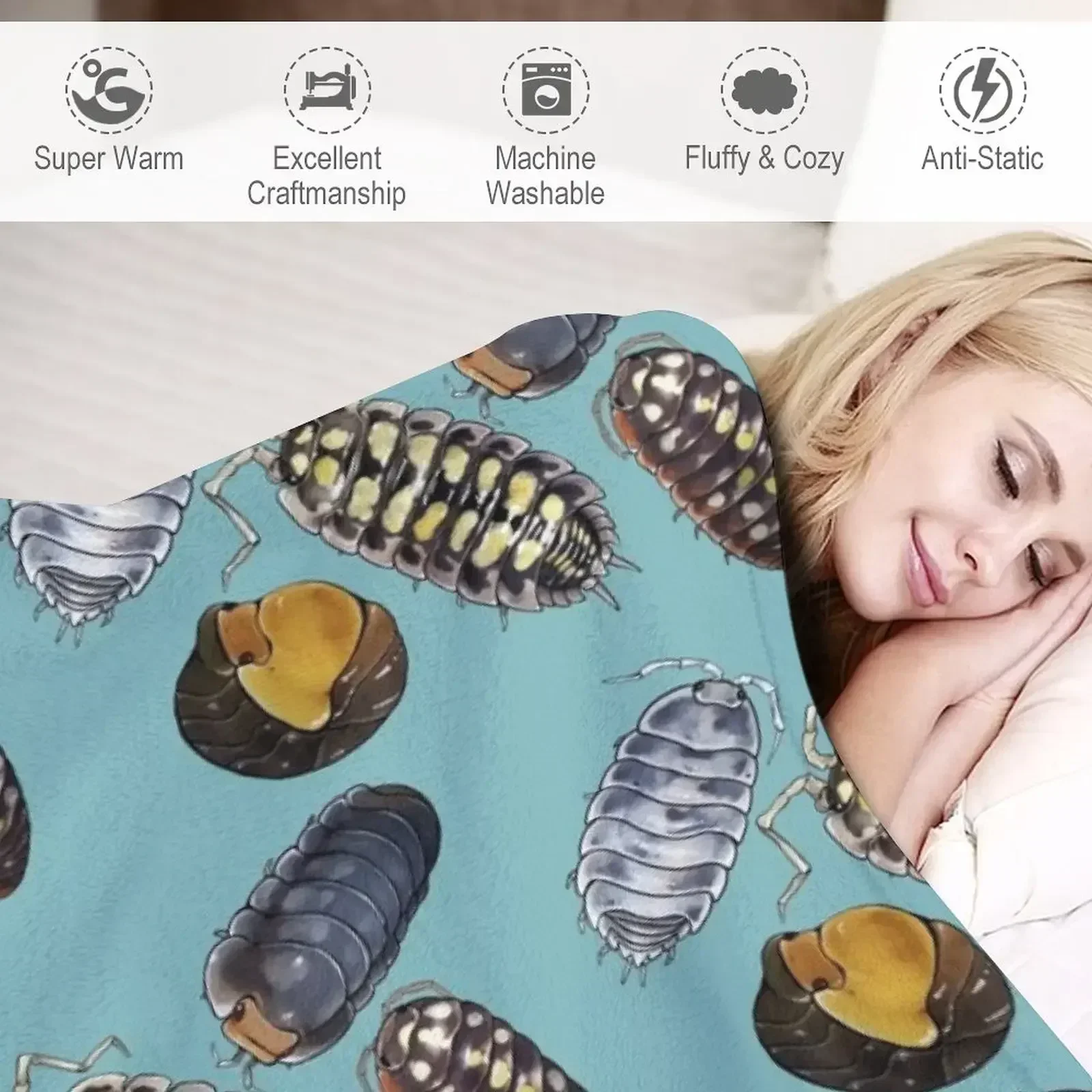 Изоподс! Одеяло Hairys теплые зимние одеяла для детей фланелевые