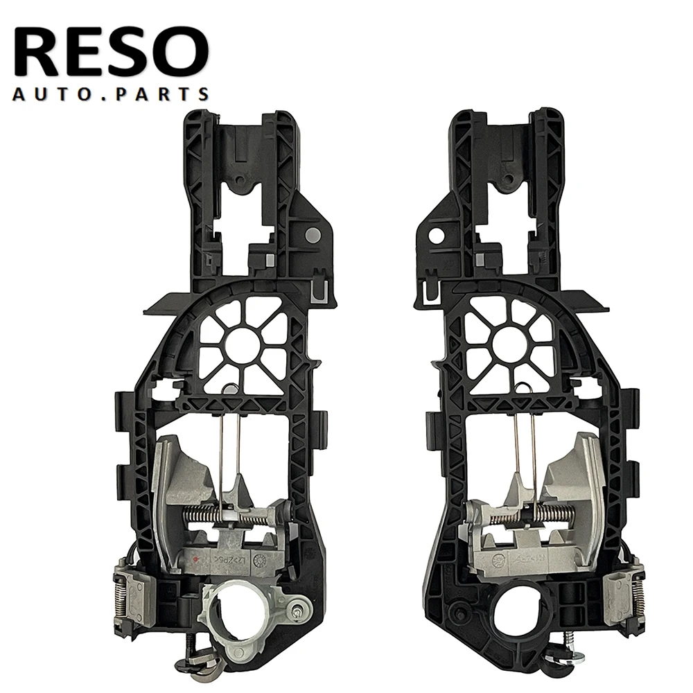 

RESO Door Handle Inner Carrier Mechanism Front Driver Side For VW Passat B6 B7 CC Phaeton 3C0837885H 3C0837886H
