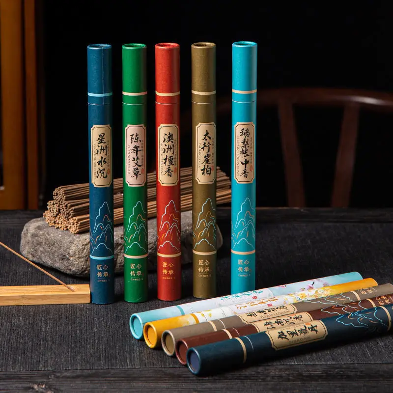 

Flower Scents 5 Tubes Incense Sticks Jasmine Osmanthus Incense Stick Temple Meditaion Air Freshening Sweet Aromatic Home Incense