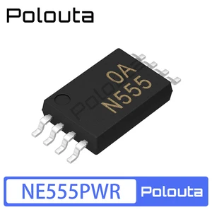 10Pcs SMT NE555PWR TSSOP-8 Single Precision Timer Chip Polouta