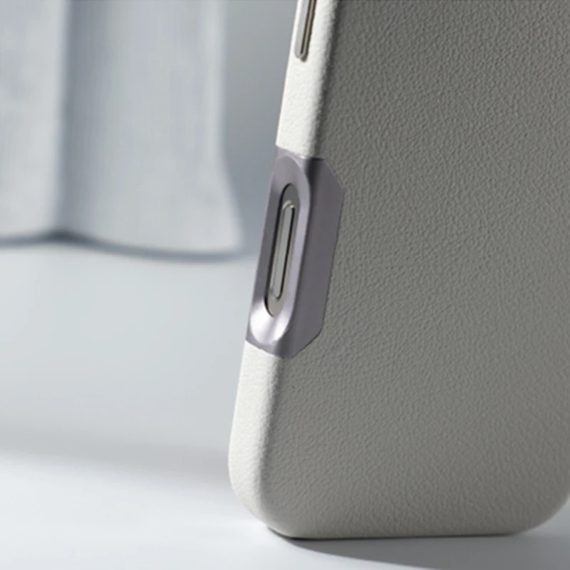 Простой однотонный кожаный чехол для телефона INS MagSafe iPhone 16pro max 16 Pro 16plus жесткий из