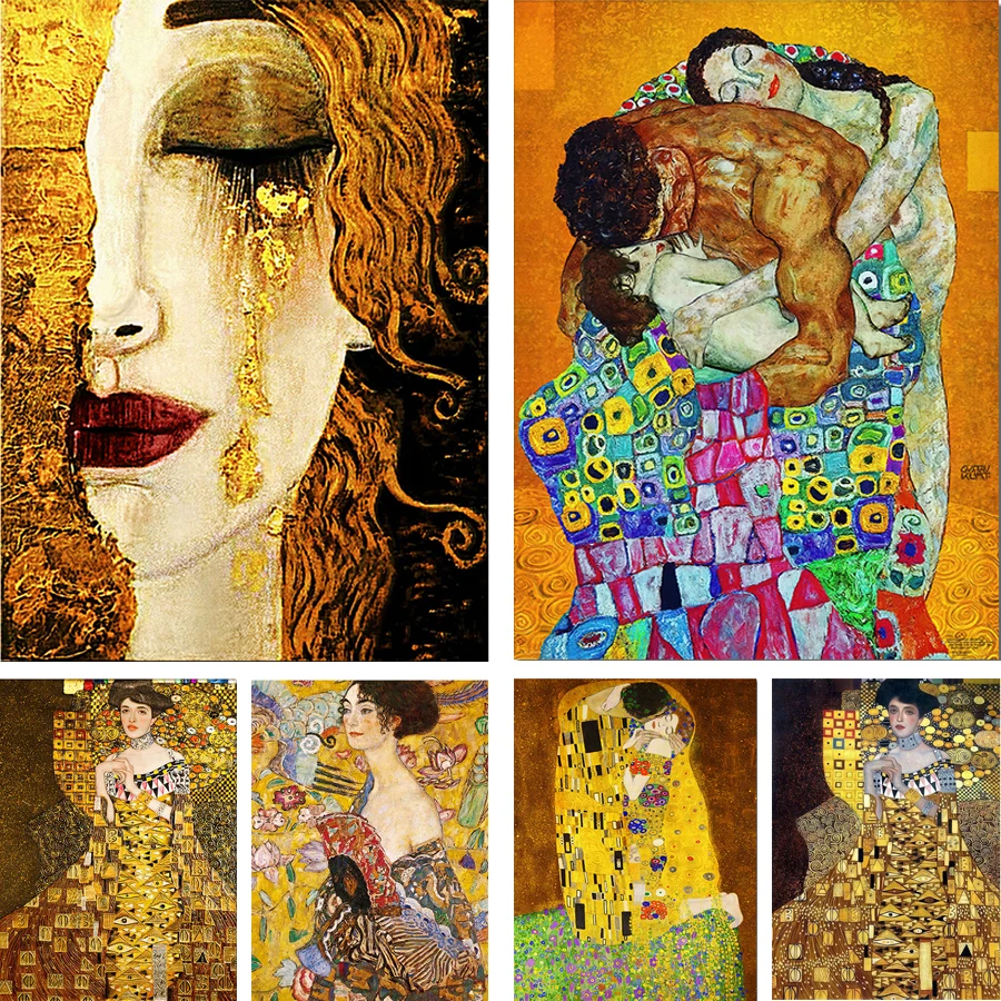 Классическая абстрактная алмазная живопись Густава Климта стразы 5D вышивка