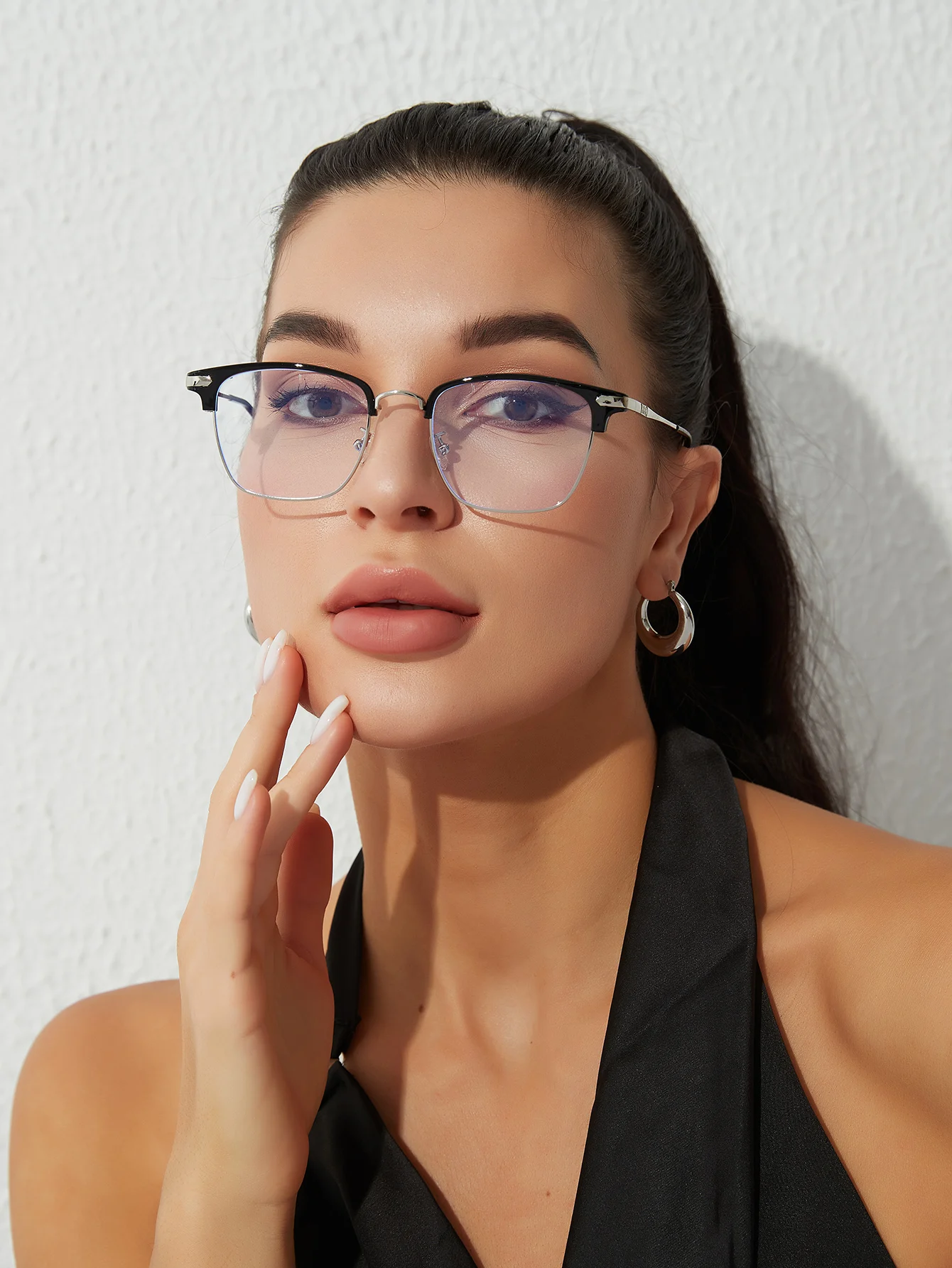 1 пара женских квадратных очков с защитой от синего света для ежедневного