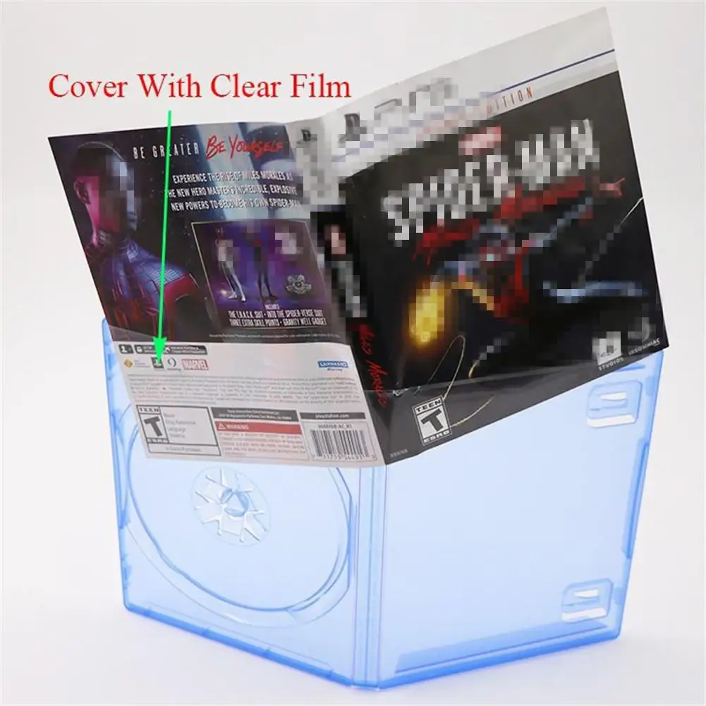 

CD Game Case Protective Box Compatible For Ps5 / Ps4 Game Disk Holder CD DVD Discs Storage Box Cover