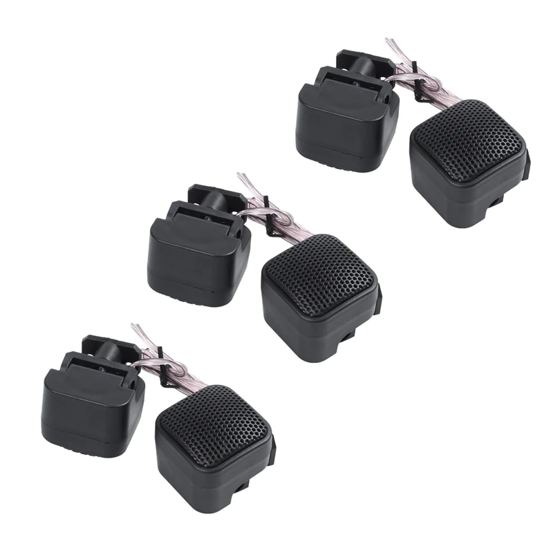 

6 Pcs Auto Car Audio System Loud Speaker Dome Tweeters 4Cm Dia 500W