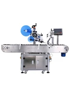 automatic horizontal medical nucleic acid reagent paper small needle tube vaccine glucose small round bottle labeling machine