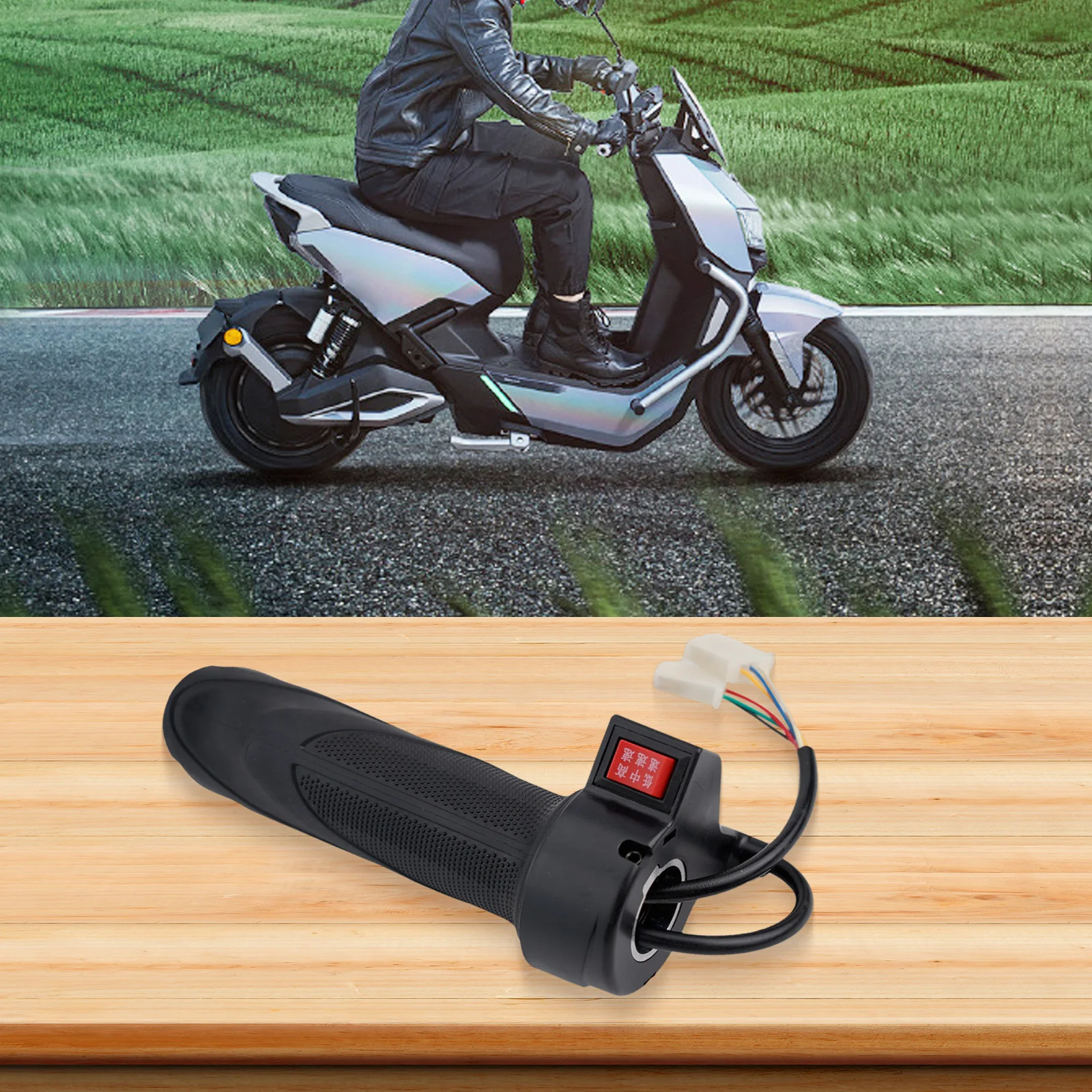 48 В-72 В 3-скоростной электрический велосипедный дроссель Ebike правая ручка