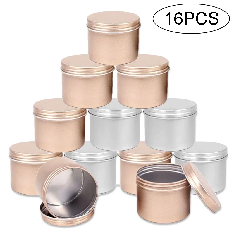 Пустые фотообои с крышкой 100 мл 16 шт. оптовая продажа косметический контейнер для