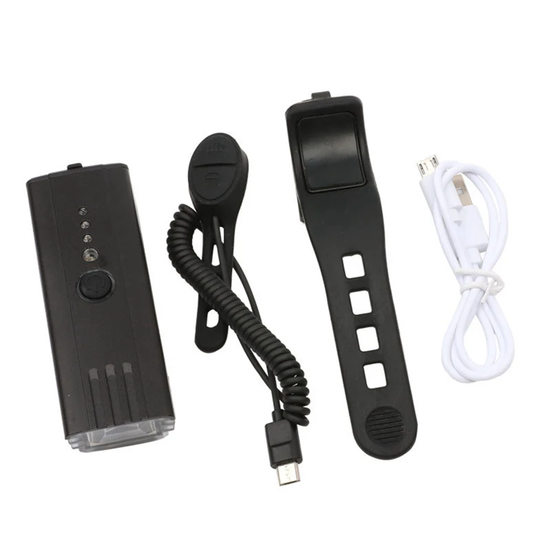 

Upgrade System Super Bright 350 Lumens LED Bike Lights Front With Horn,Powerful USB Rechargeable Bicycle Headlight