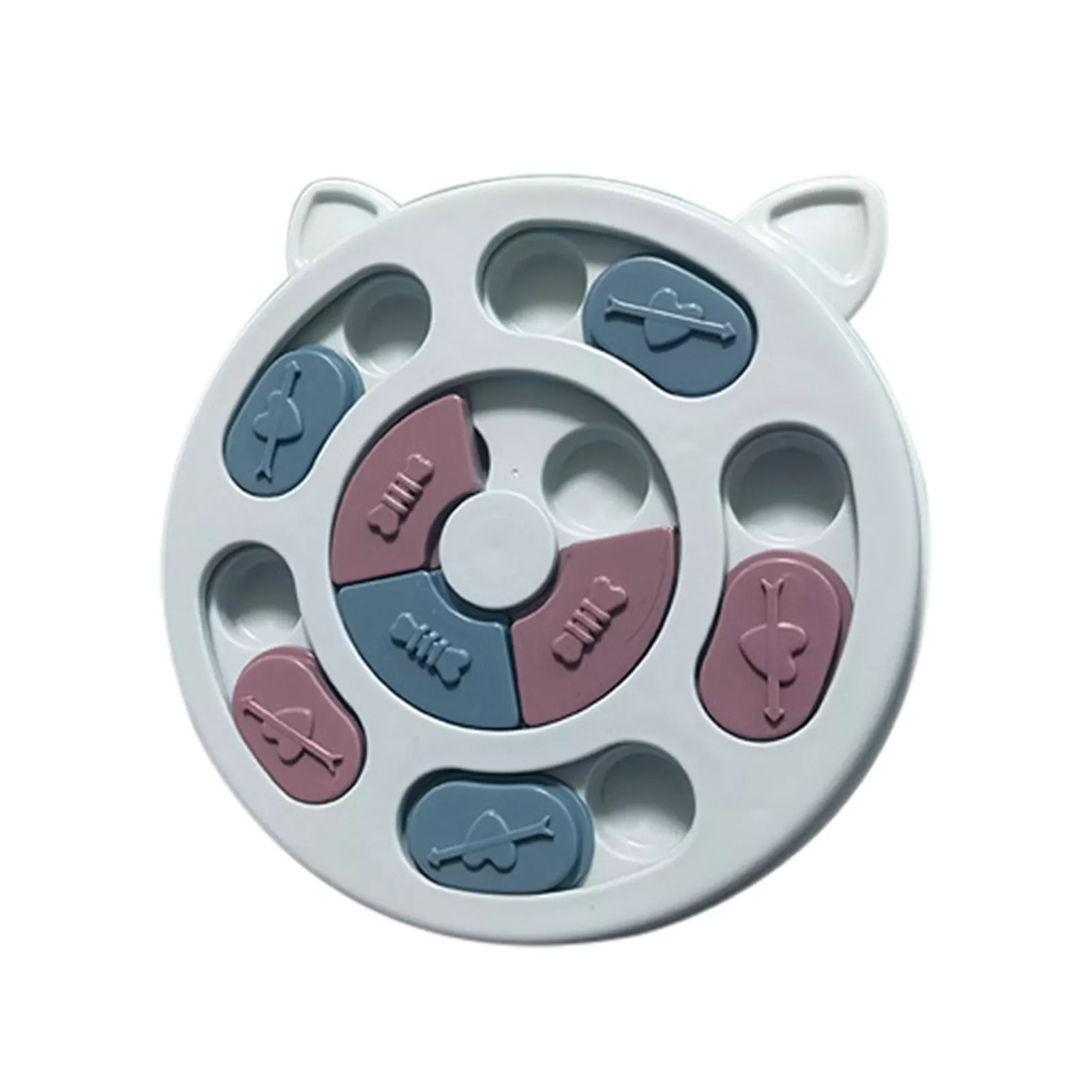 

Pet Maze Toy Dogs Food Puzzle Feeder Toy For Creative Dog Smart Slow Feeder And IQ Interactive Training Toy Box Slow Feeding Red