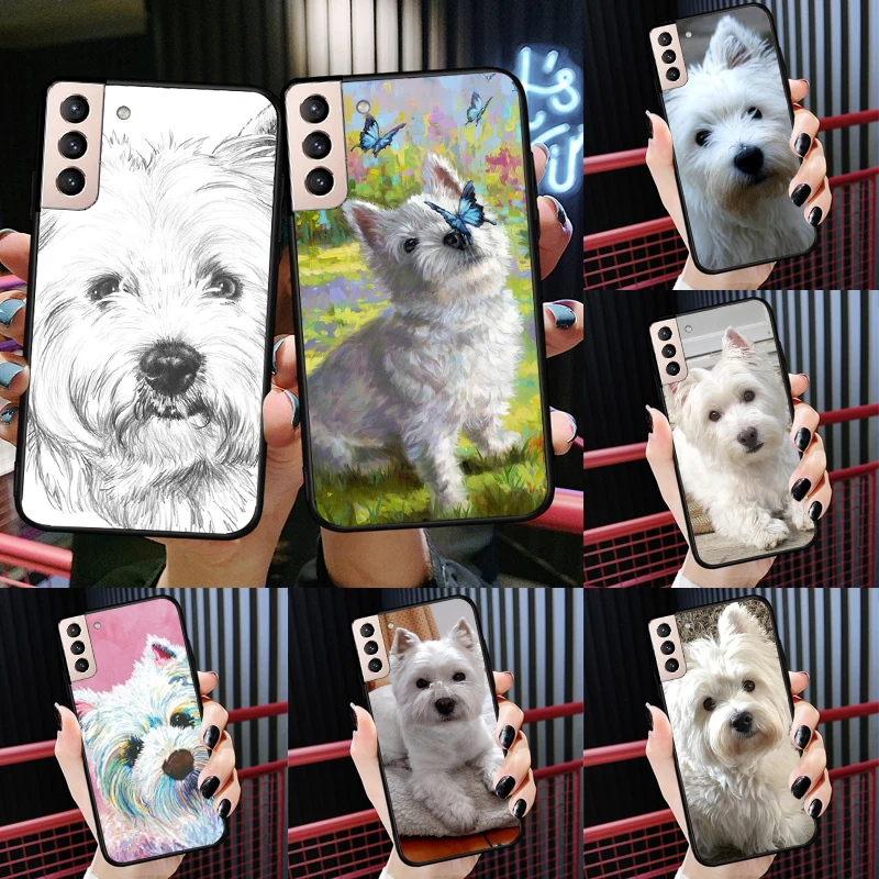 

Westie Dog Case For Samsung Galaxy J7 J5 J1 J3 2016 A3 A5 2017 A6 A7 A8 A9 J8 2018 J4 J6 Plus Coque