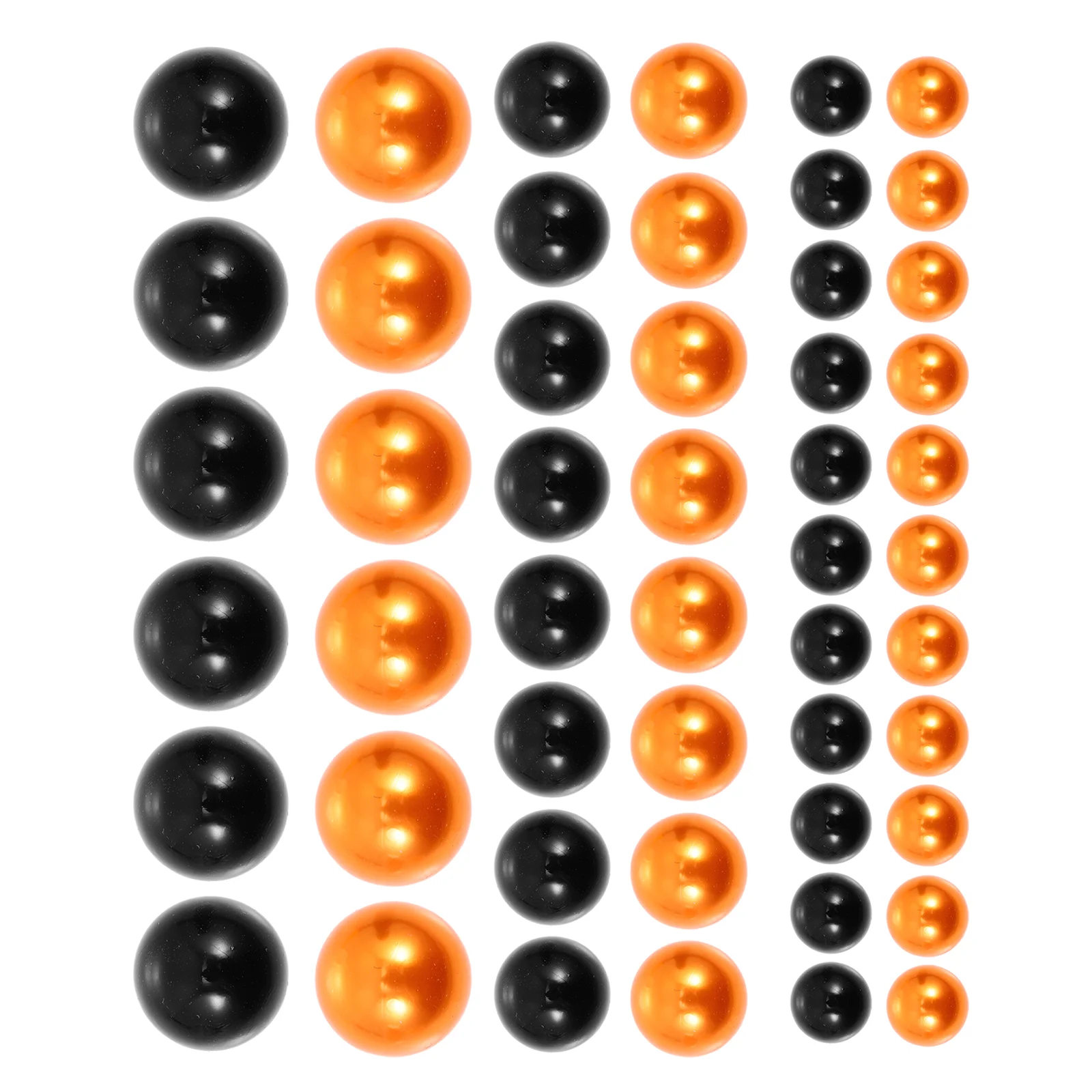 

500 Pcs Red Candles Artificial Beads Vase Ornament DIY Round Decorate Abs Floating Pearl