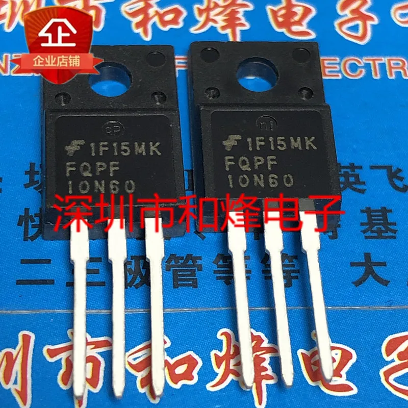 

5PCS-10PCS FQPF10N60 TO-220F 600V 10A New And Original On Stock