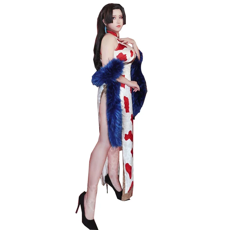 

Костюм для косплея удаа Ханкока, костюмы на Хэллоуин, Чонсам с накидкой для женщин и взрослых