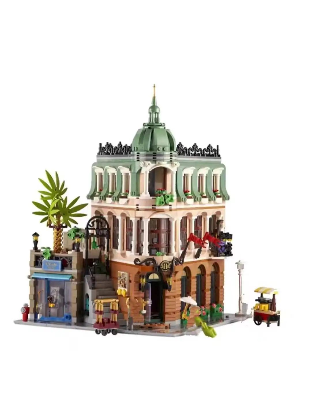 

Expert Series 10297 Boutique Hotel Ideas Home Alone Model Moc Modular Building Blocks Brick Town Hall Pet Book Shop House toys