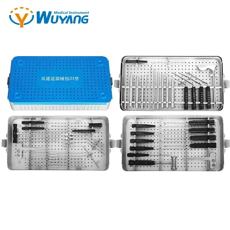 

UBE Instrument Set, Unilateral Biportal Endoscopic Surgery instruments, spine surgery, MIS surgery
