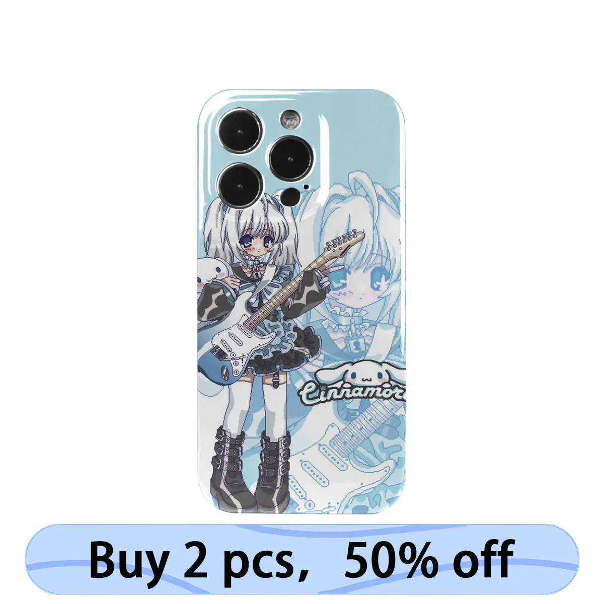 

Coque iPhone Art Phone Case 8-bit Illustration Anime Cover for iPhone 14 13 12 11 Pro Max 8 7 Plus IMD 2 in 1