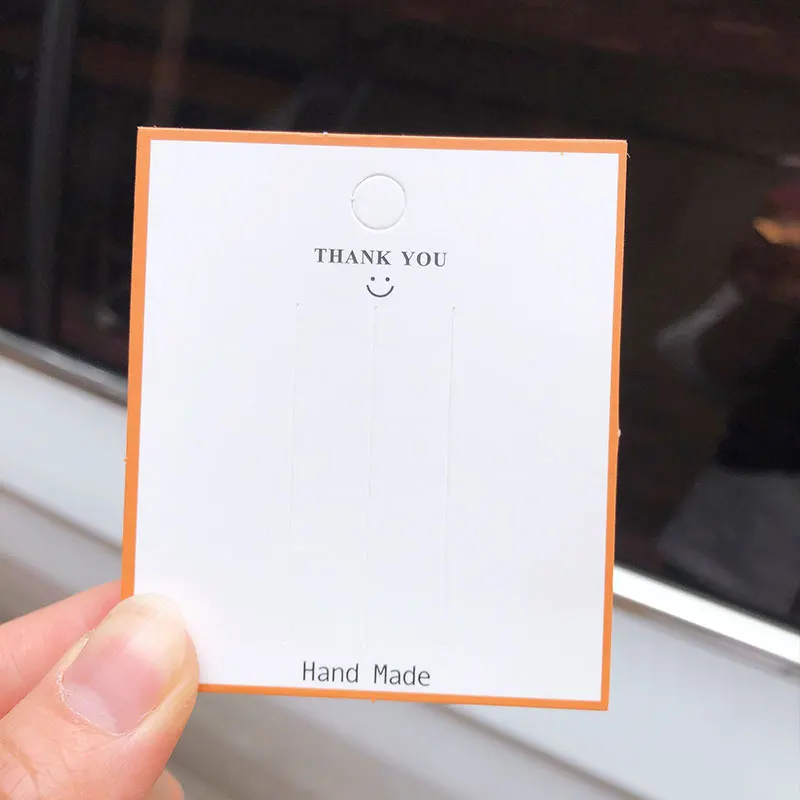 50 шт./лот карточки для упаковки ювелирных изделий ярлык рукоделия ожерелья