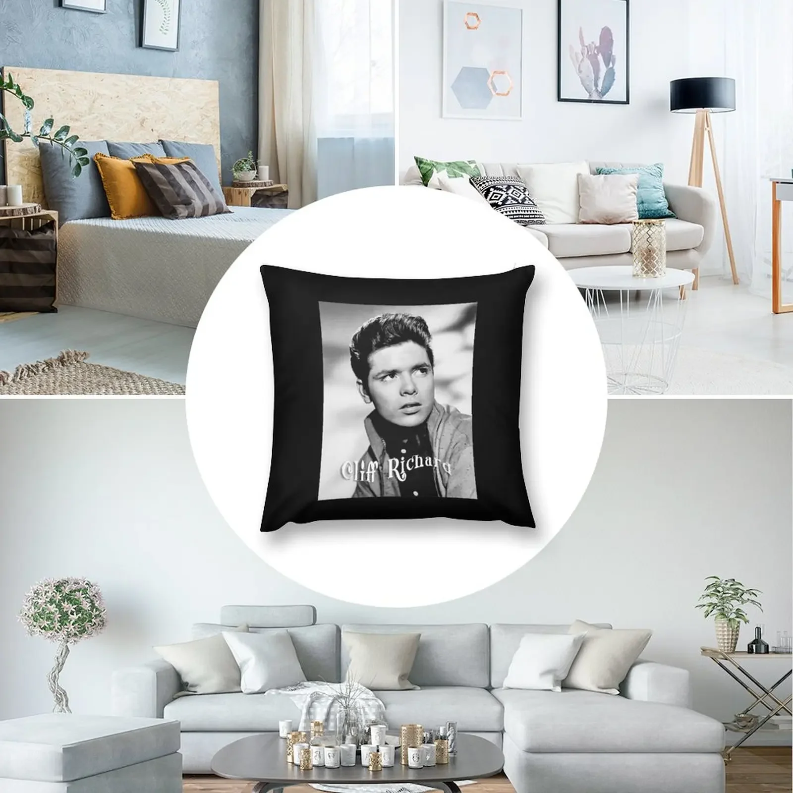 Декоративная подушка Cliff Richard наволочка для дивана чехол подушки