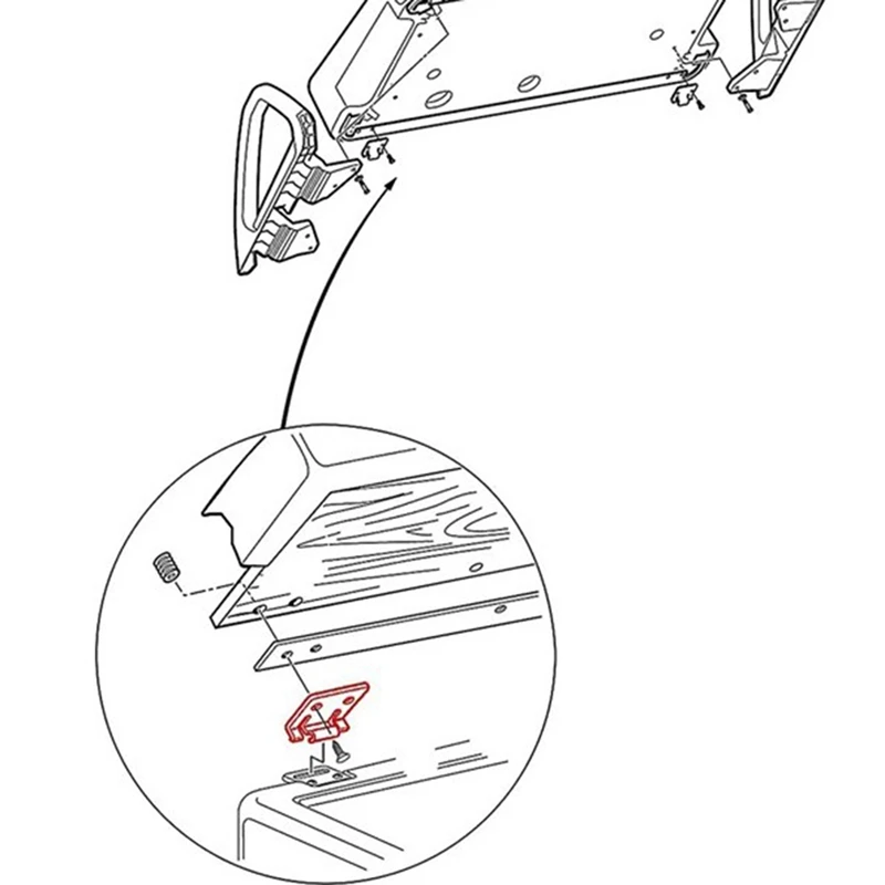 2 пары задняя шарнирная пластина для EZGO(1995-Up) TXT/medalism Gas или Electric Golf Cart 71610-G01 71609-G01