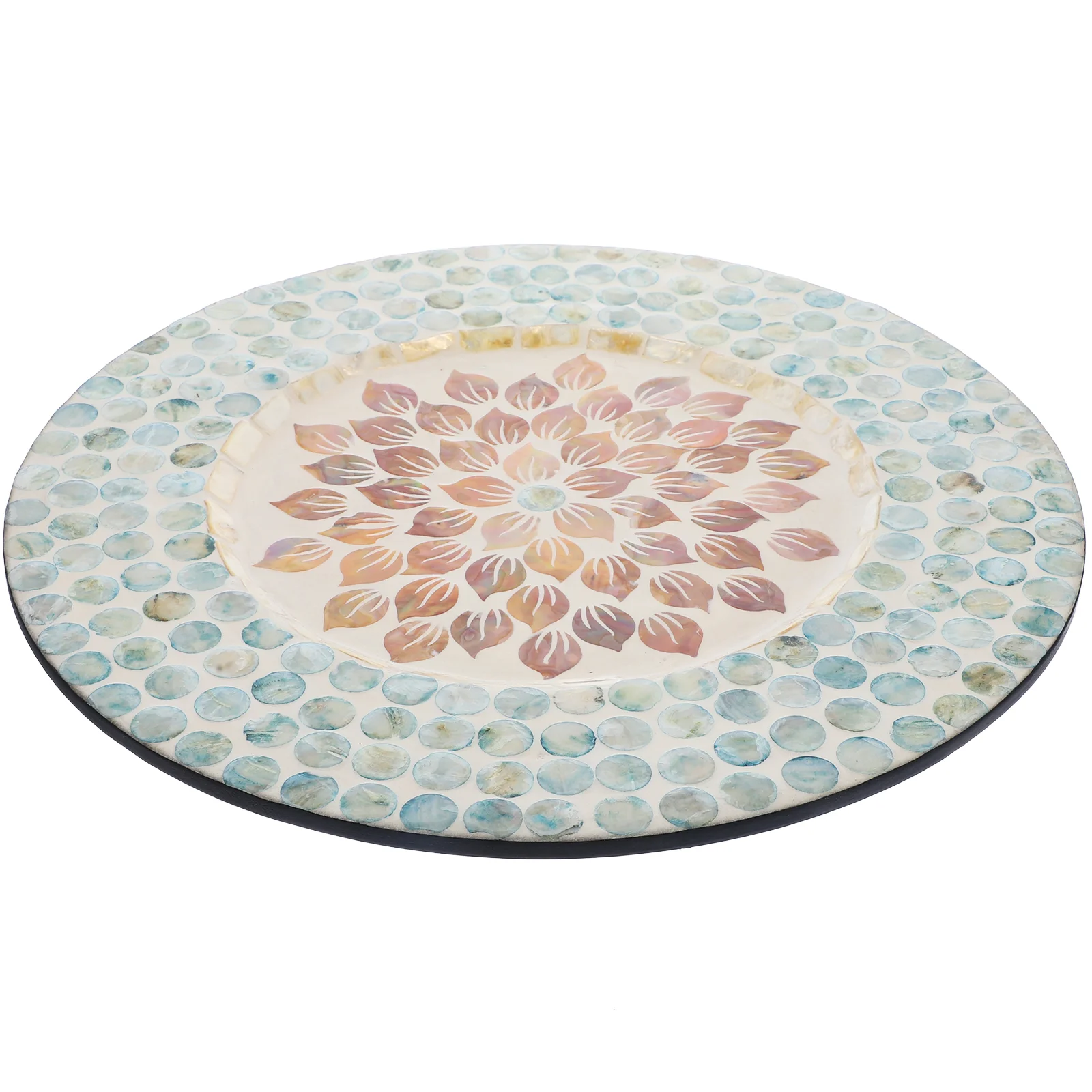 

Thick Premium Exquisite Lasting Household Placemats Bowl Pad Dinner Supplies Round Placemats for Daily Use Home