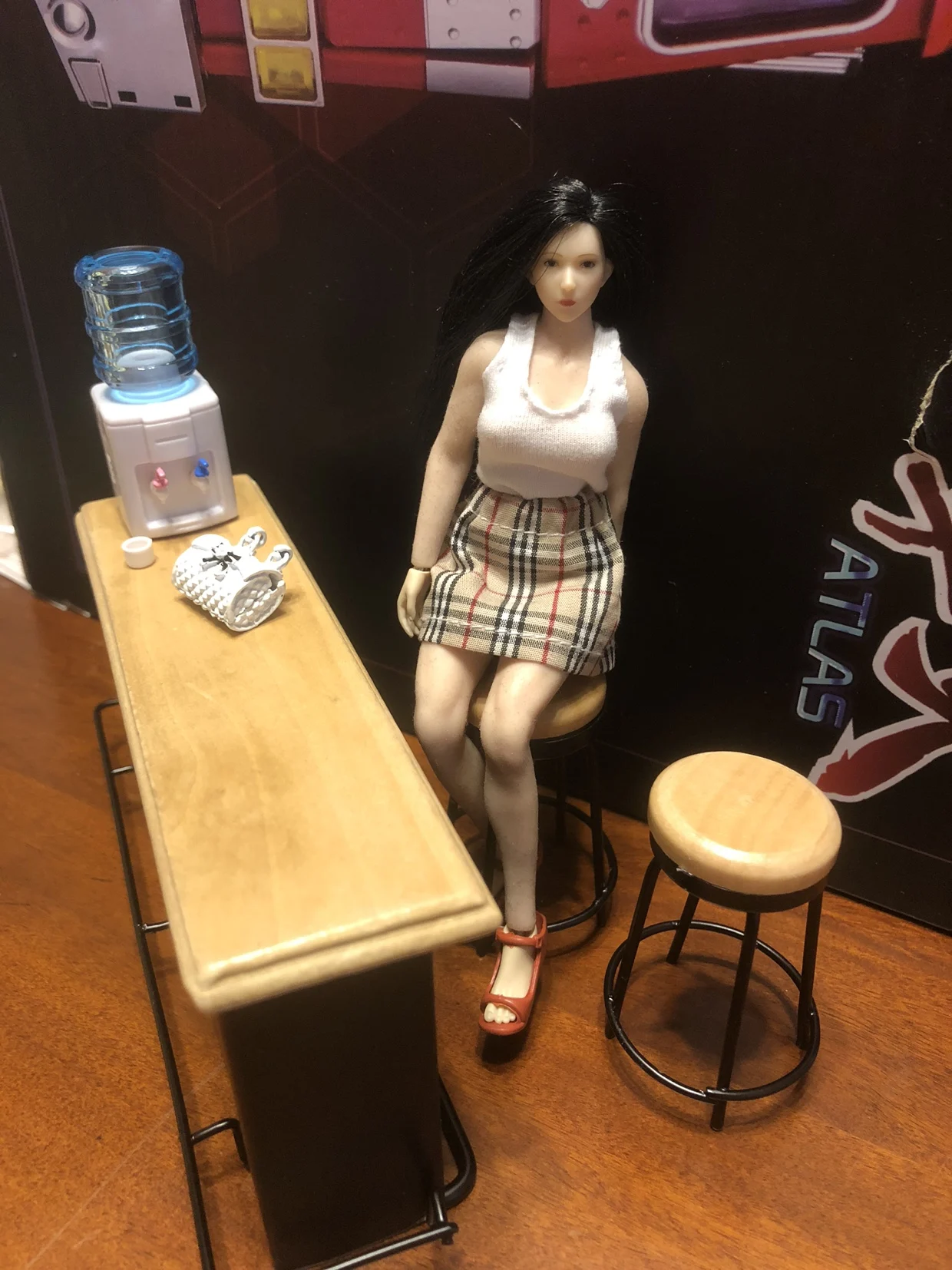 

1/12 Trend Clothing Accessories Short Skirt Vest Model fit 6 inch Doll Figures Collection