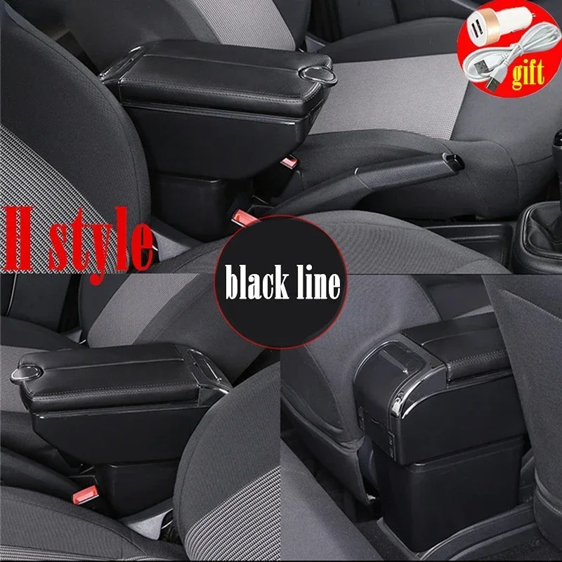 

Для MINI Cooper R50 R52 R53 R56 R57 R58 F55 F56 F57 Countryman R60 F60 Коробка подлокотника Двойные двери открываются 7USB