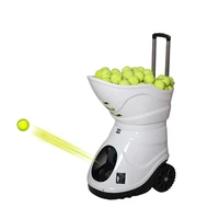 high end automatic remote control tennis ball training feeding machine