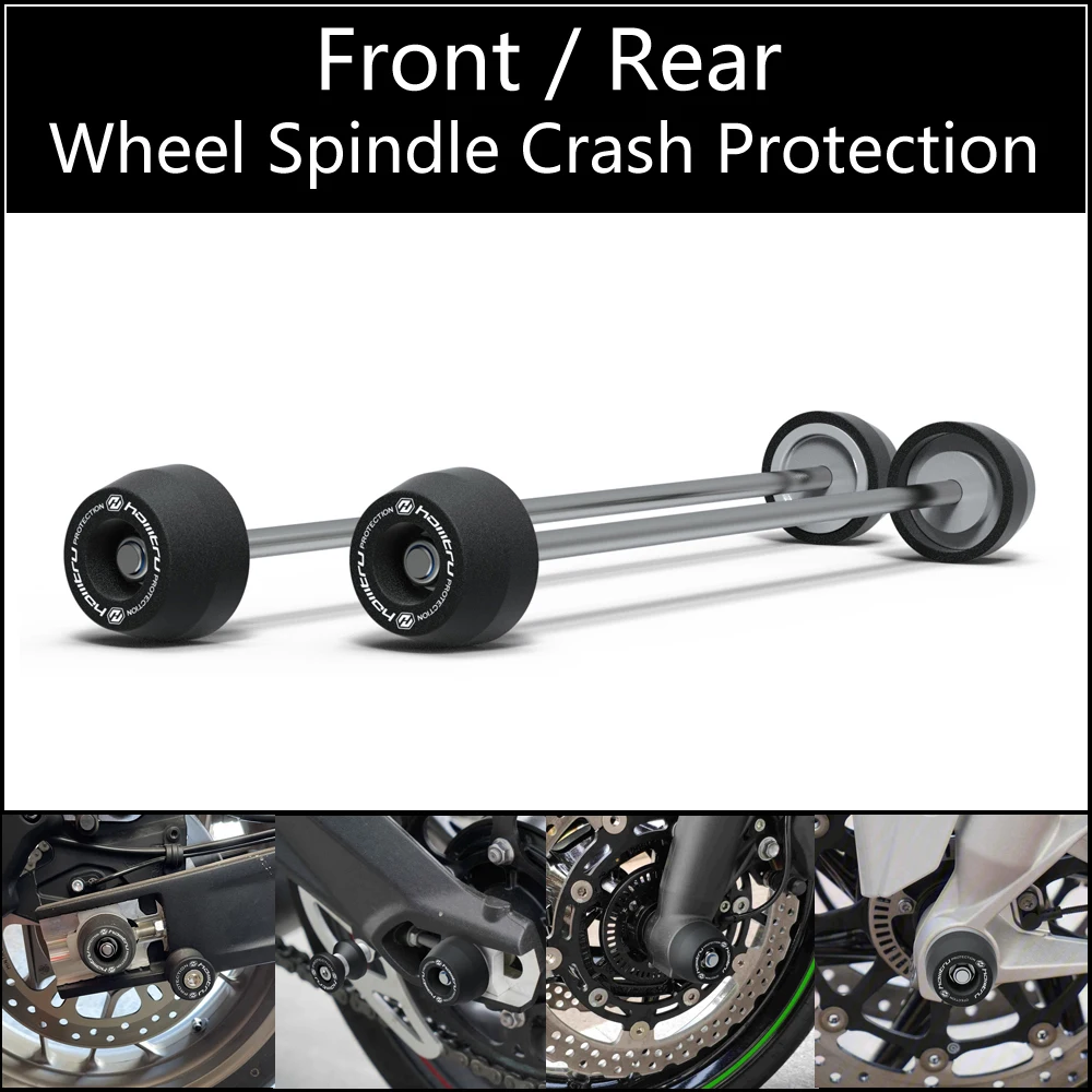 

Для Ducati Monster 821 / Dark / Stripe / Stealth / 2013-2020 защита от удара шпинделя переднего и заднего колеса