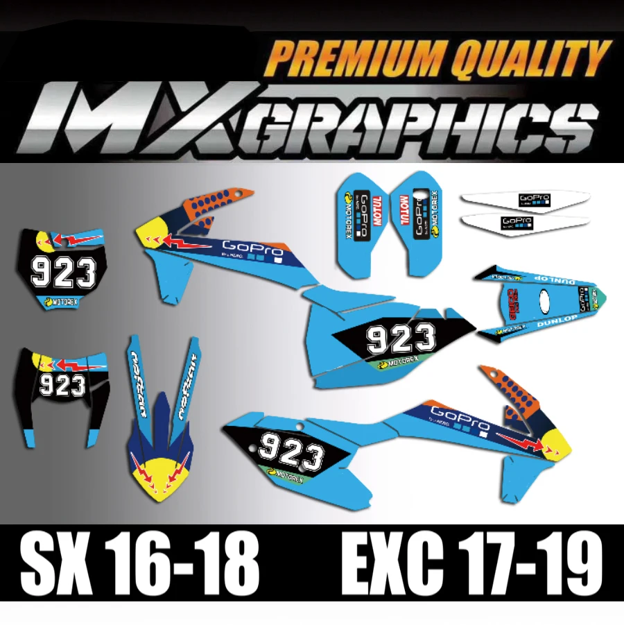 

Графические фоны для KTM EXC EXCF XCW 2017 2018 2019 SX SXF XC XCF 16 17 18