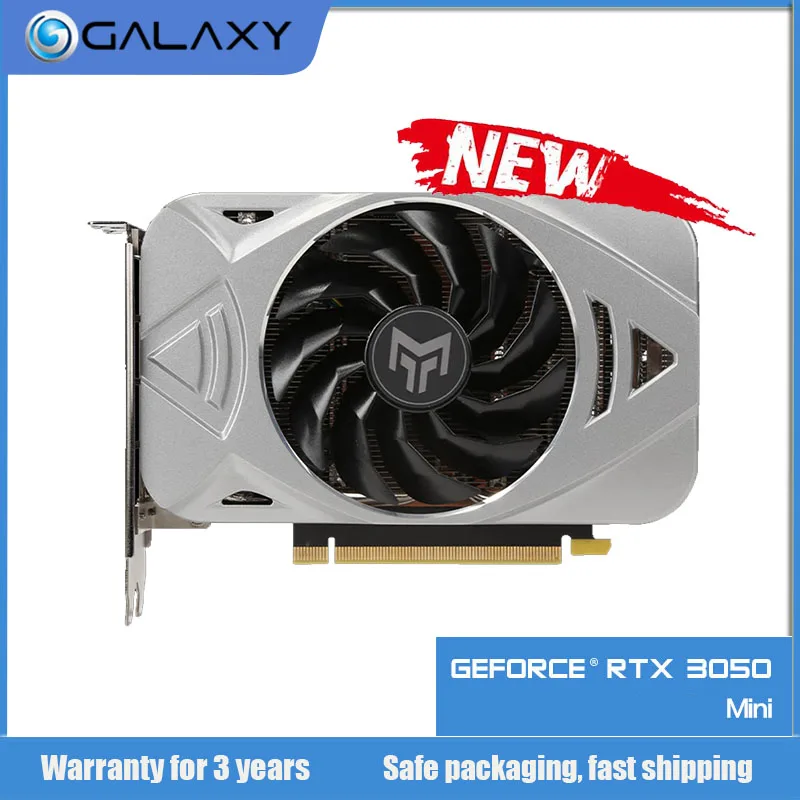 

NEW GALAXY GeForce RTX 3050 Metal Master Mini NVIDIA 128Bit Video Cards For Pc GDDR6 8G Gaming Graphics Card