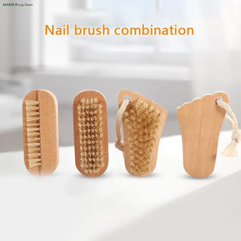 

1 шт., деревянные щётки для маникюра и педикюра, с веревкой