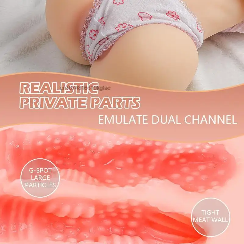 Фото 3D кукла для анального секса Мужская мастурбация с полутелом, популярные товары для взрослых, Реалистичная мужская кукла для полу-секса, настоящая вагинальная Резина №5