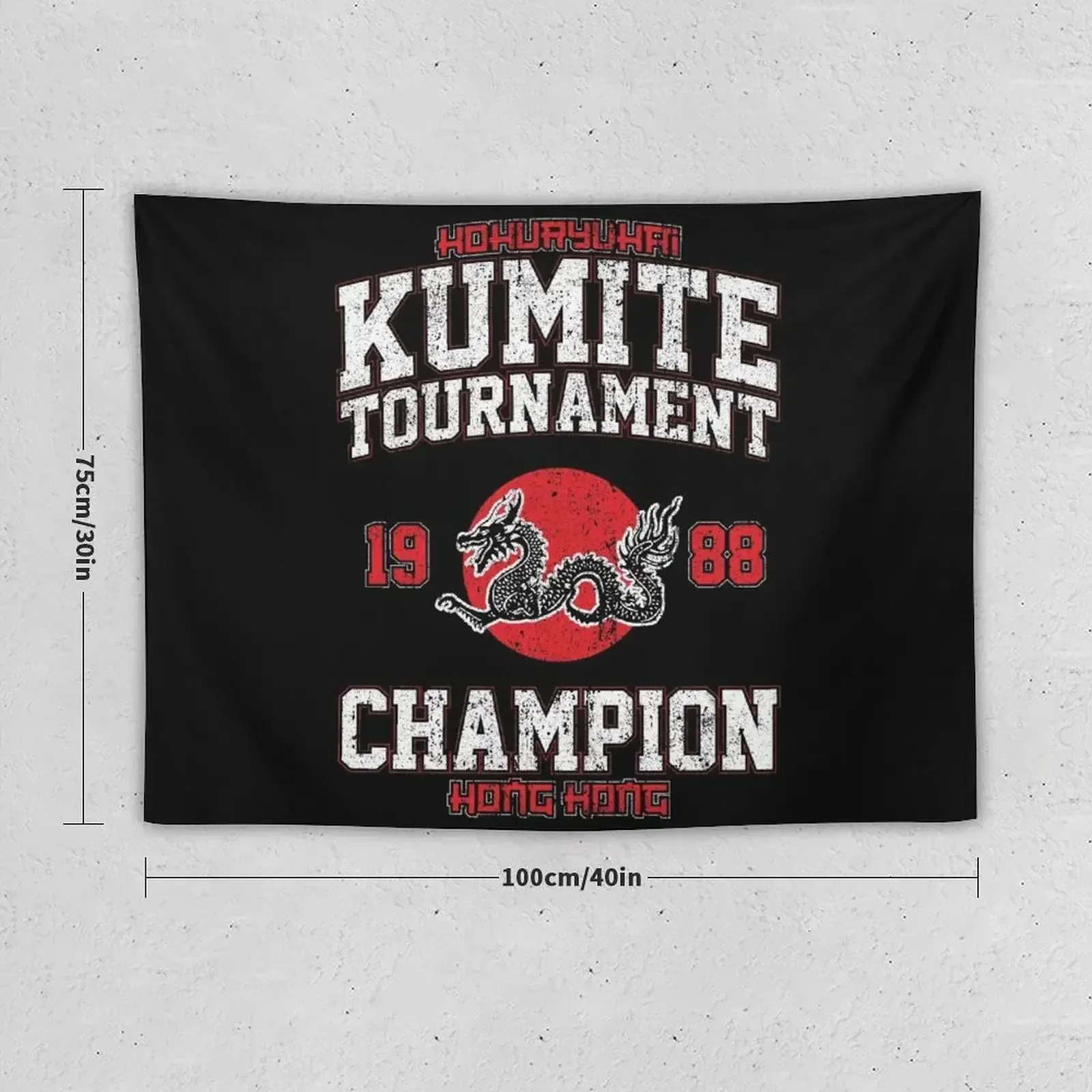 Кумитовый турнир 1988 гобелен с чемпионами украшение для гостиной настенный