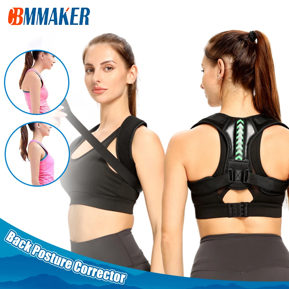 

Adjustable Back Posture Corrector Anti-Camel Correction Belt Clavicle Spine Support Posture Trainer for Fitnes Home Office Sport