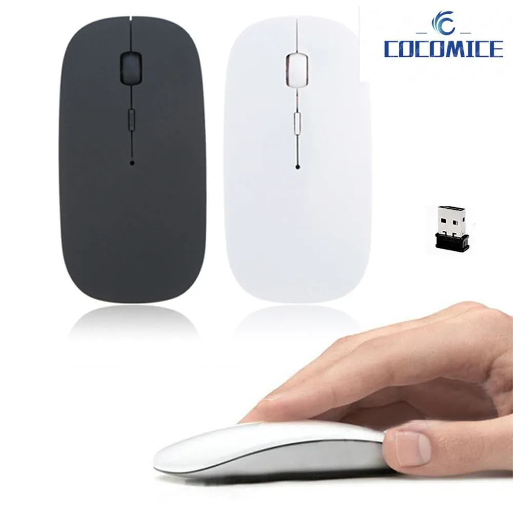

Беспроводная оптическая USB-мышь для ПК и ноутбуков, ультратонкая