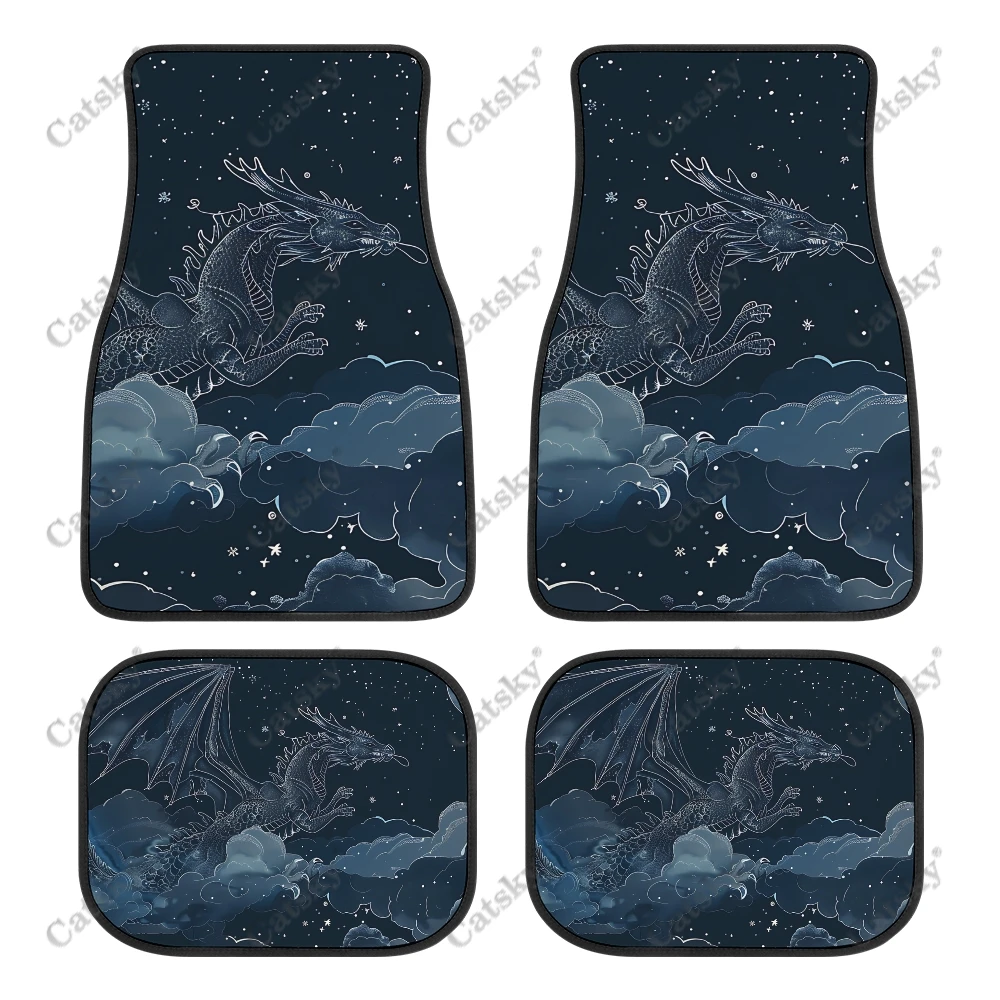 Автомобильные коврики Dragon со звездным небом 4 шт. для любых погодных условий