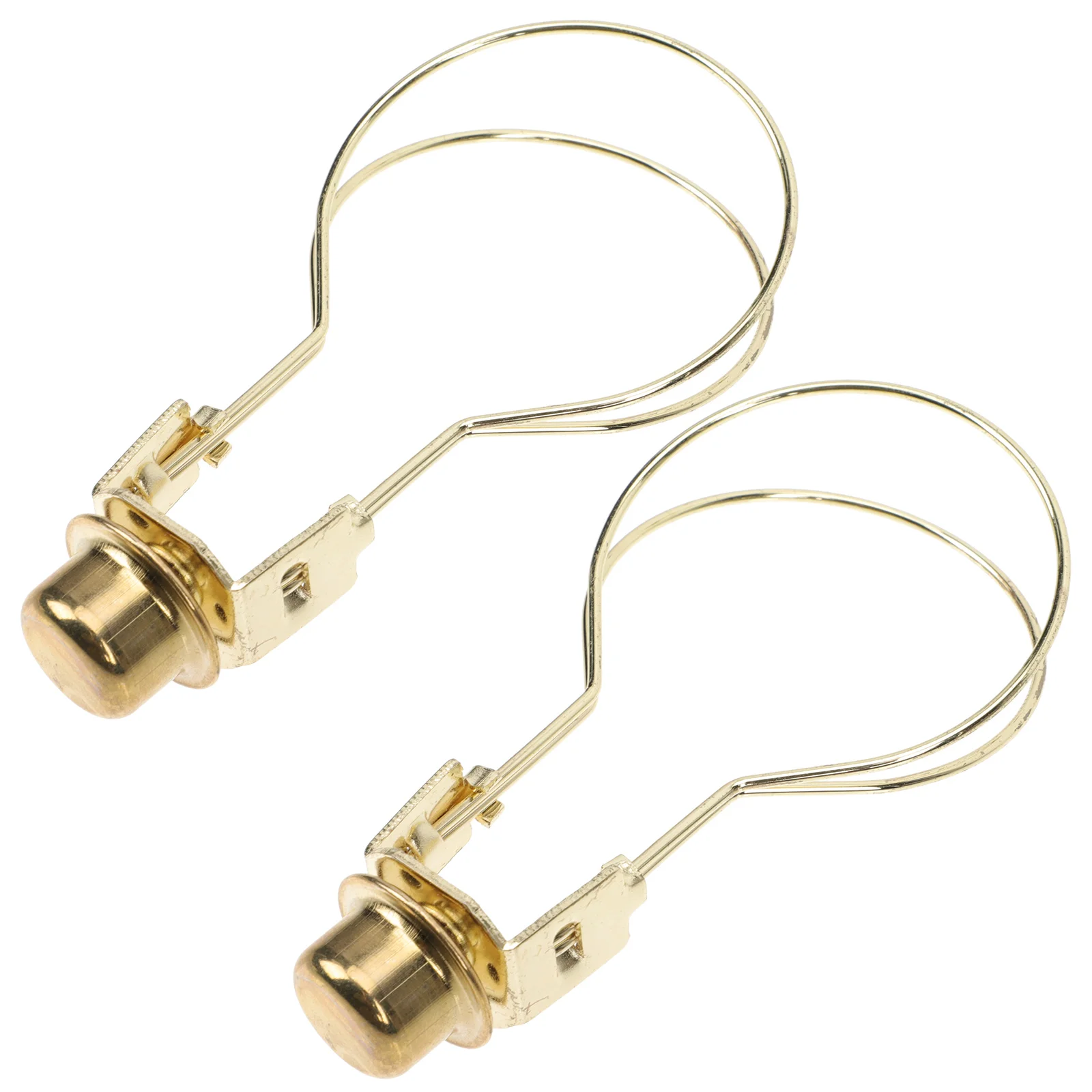 

2 PCS Light Bulb Clip DIY Lamp Accessory Lampshade Round Cover Holder Lighting Ceiling Multipurpose Clamp Part