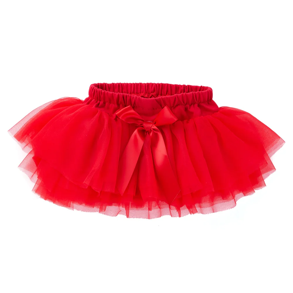 Baby Girls Bloomer Two-sided Lace Rose Red Shorts Petite elastic waist toddler PP Pant Ruffle shorts newborn Bloomers YK&Loving images - 6