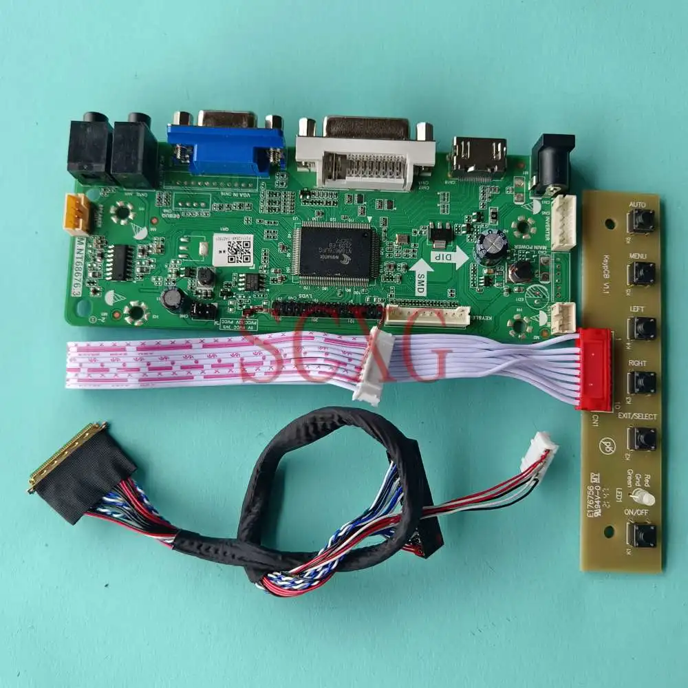 

LED LCD Matrix Controller Board Work With LP140WH1-TLC6 60Hz HDMI-Compatible VGA DVI Laptops 14" LVDS 40 Pins 1366*768