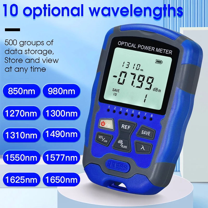 Измеритель оптической мощности Многофункциональный Визуальный измеритель