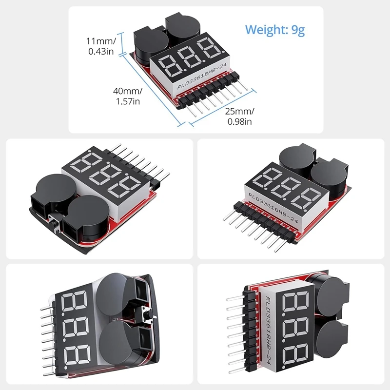 Комплект тестеров для измерения напряжения литий-полимерных аккумуляторов 2 в 1 5