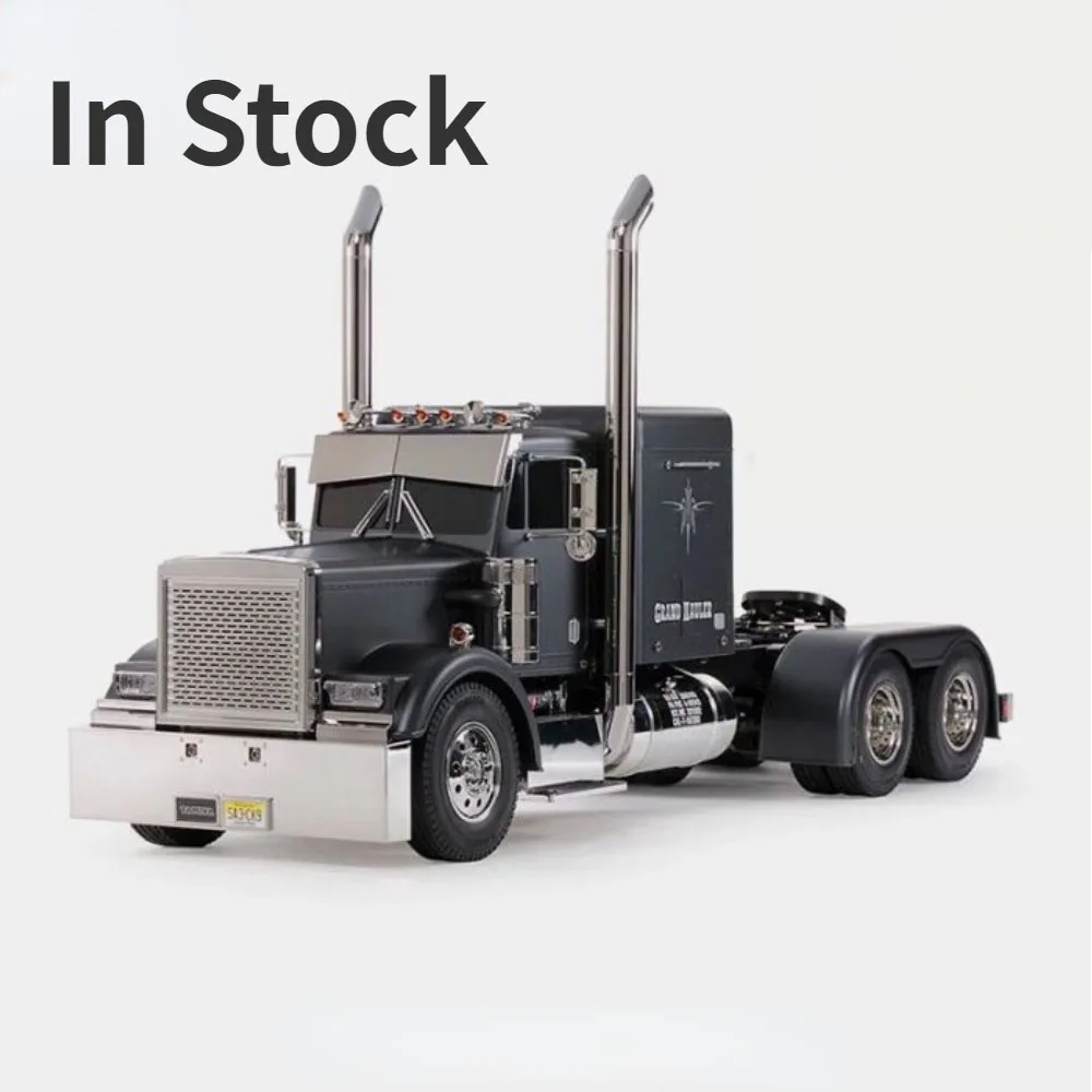 В наличии TAMIYA RC 1/14 грузовик Новый Король Матовая черная версия комплект трактора 56356 пульт дистанционного управления трактор грузовик игрушка для мальчиков